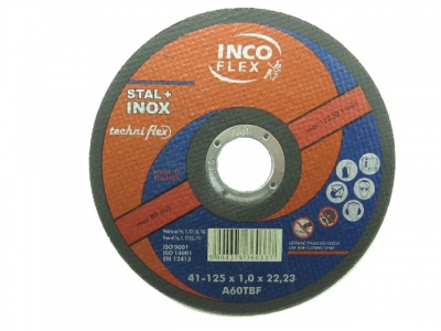 IN Tarcza do metalu 41-230/1,9 stal+inox